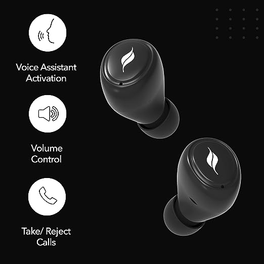 Leaf Dots 2 Bluetooth Truly Wireless in Ear Earbuds with Mic (Carbon Black) Leaf Dots 2 Bluetooth Truly Wireless in Ear Earbuds with Mic (Carbon Black)